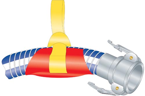 HOSE BUNS универсальный держатель бункеровочного рукава